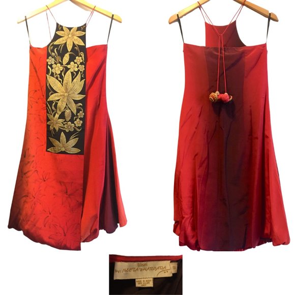 Designer Red Dress - Size S - Picture 2 of 2